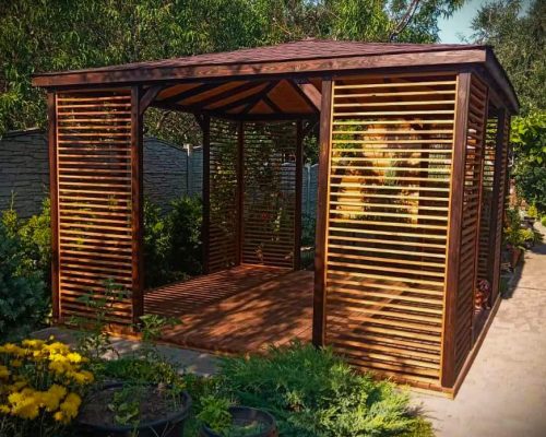 Бесідка / Альтанка деревʼяна