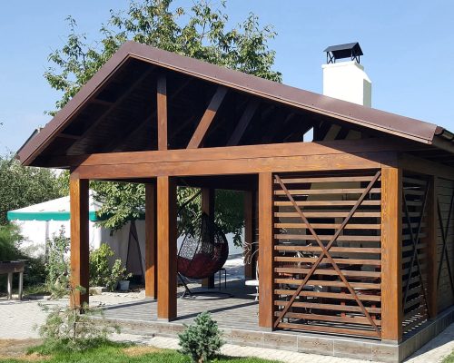 Бесідка / Альтанка / Тераса деревʼяна