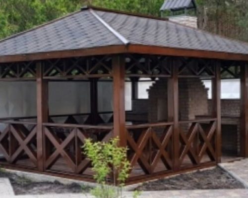 Бесідка / Альтанка деревʼяна