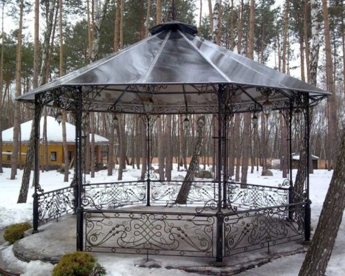 Бесідка / Альтанка металева шестигранна